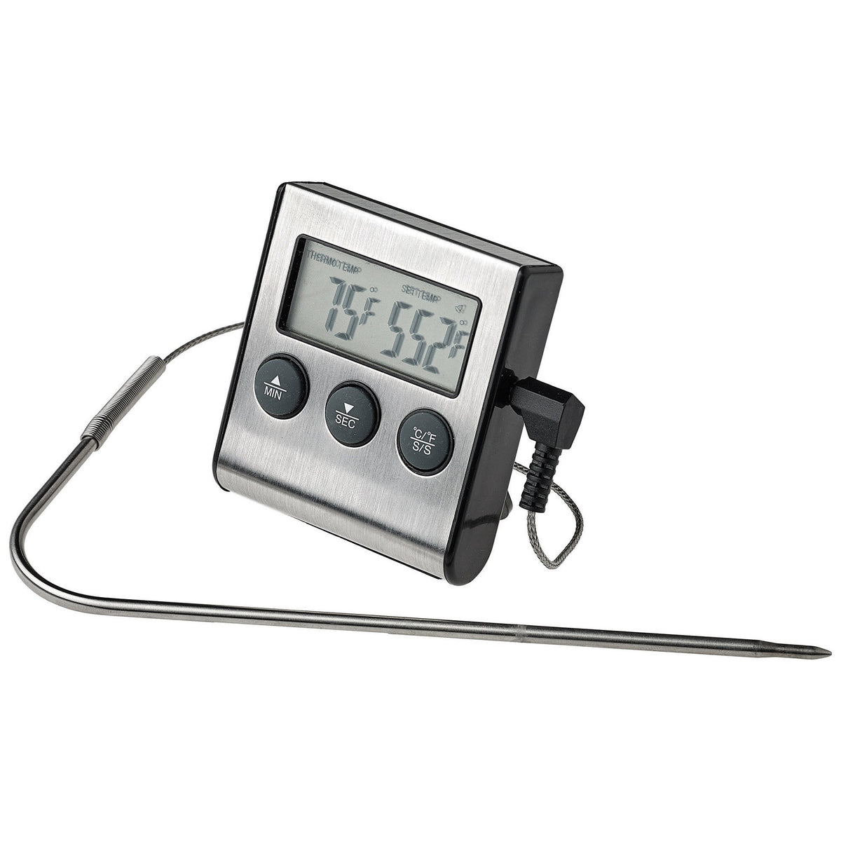 TMT-DG6 - Digital Roasting Thermometer with Timer & Probe