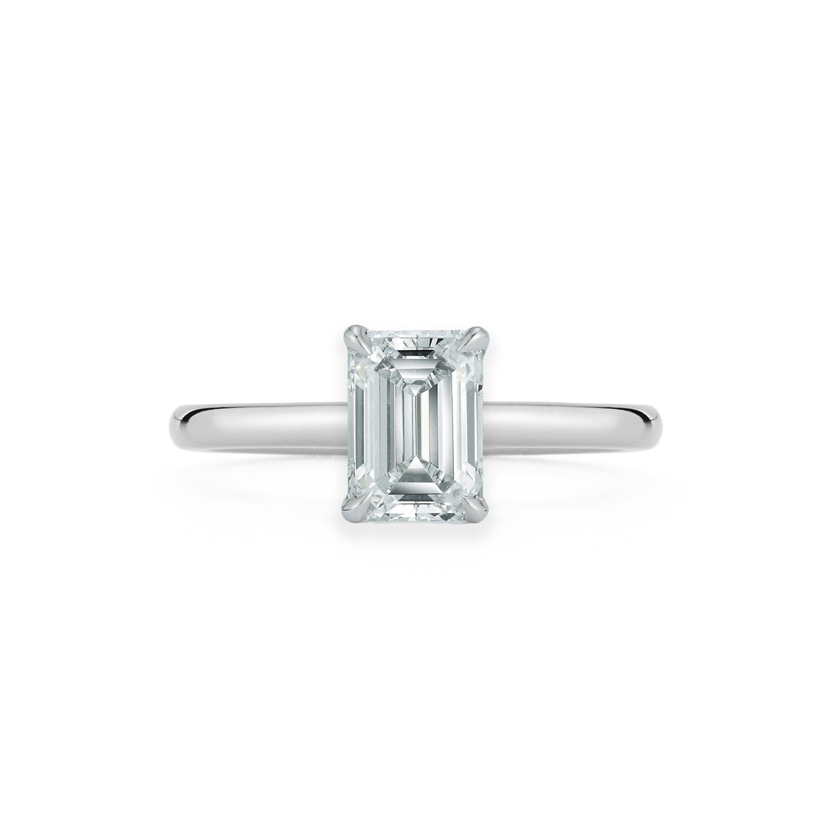 The Emerald Solitaire - 1.2 Ct