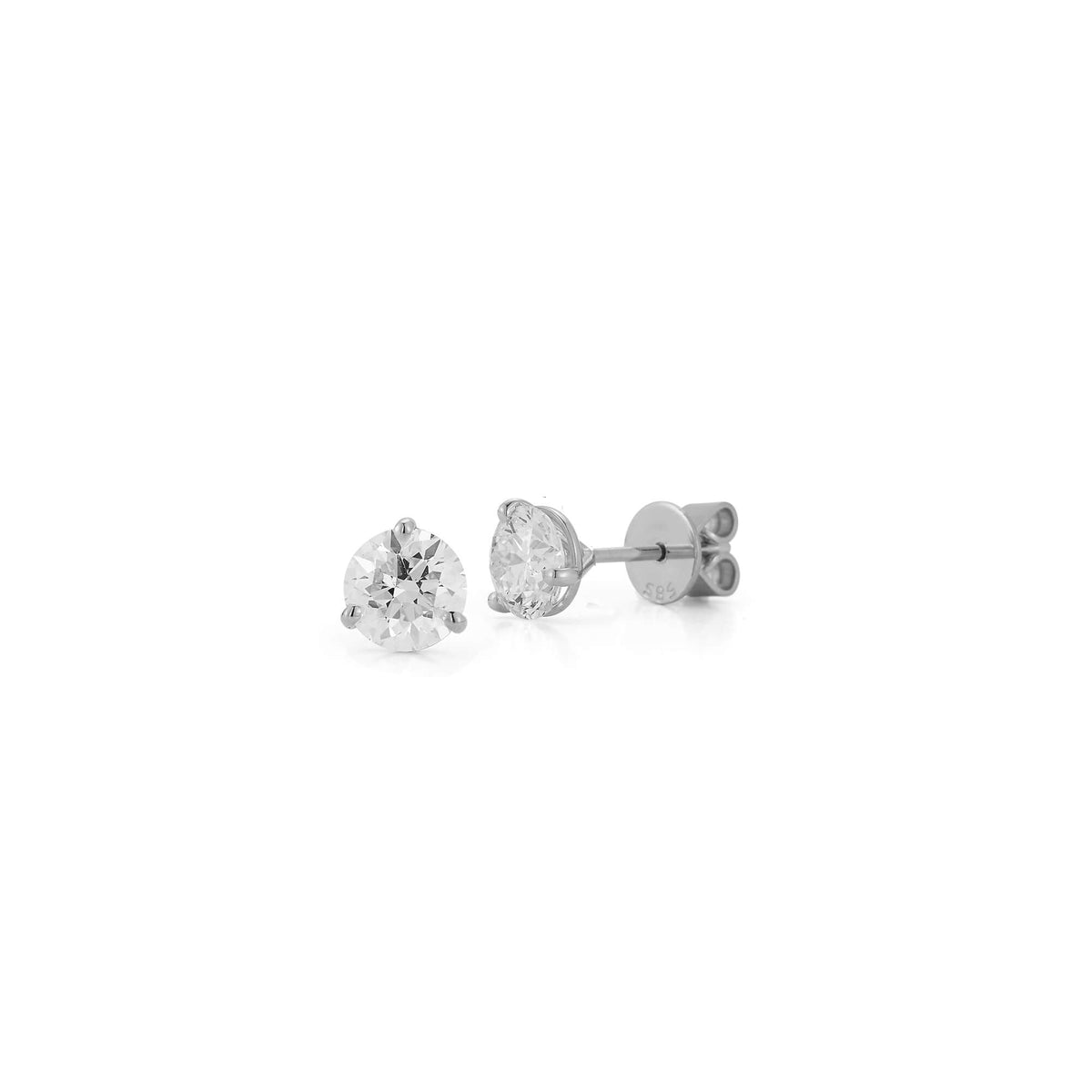 DRD Diamond Solitaire Studs 1.40 Ct. Total Weight