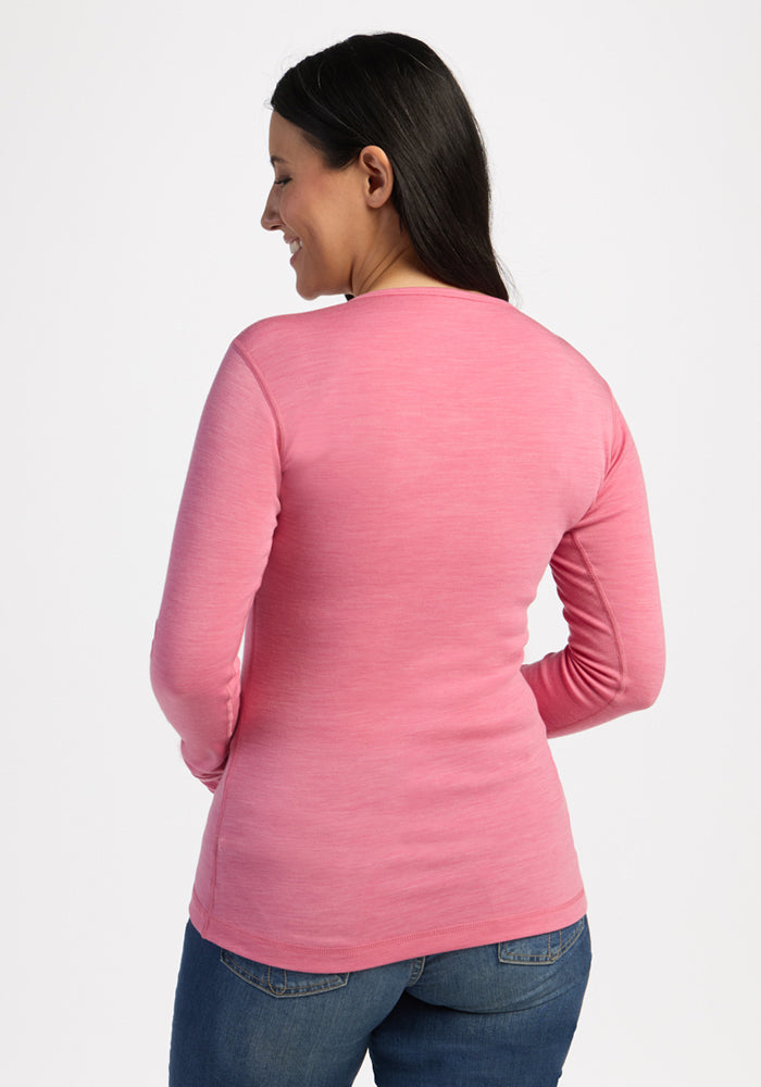 Hannah Long Sleeve Top - Pinky Promise