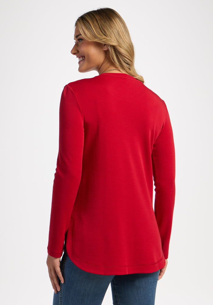 Blair Tunic - Maraschino Cherry
