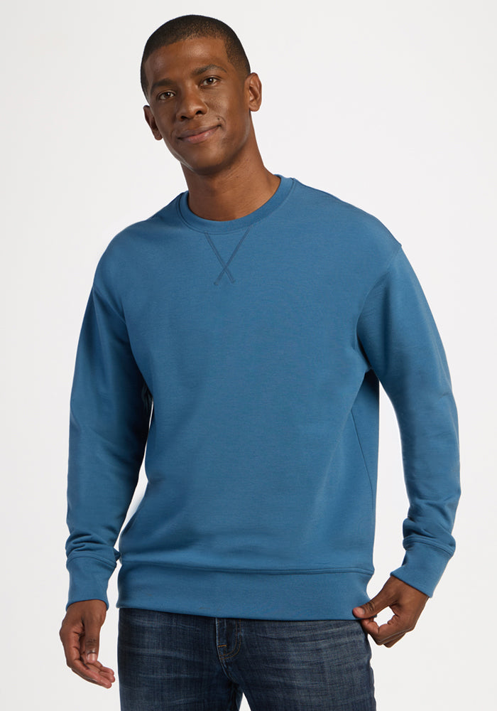 Miles Crewneck - Blue Ashes