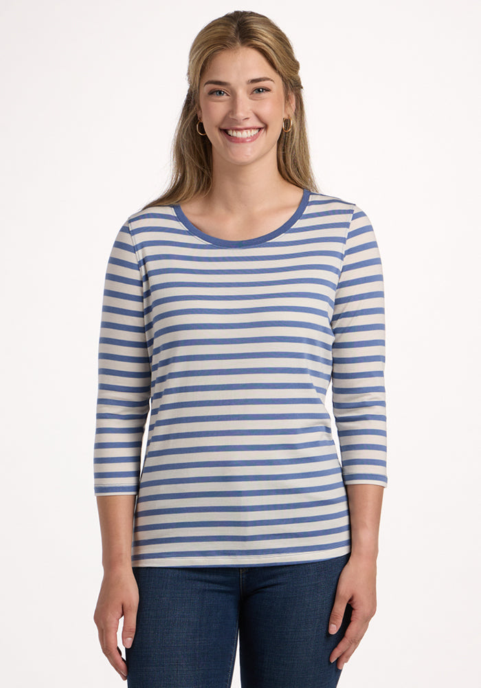 Jenny 3/4 Sleeve Crew Neck
