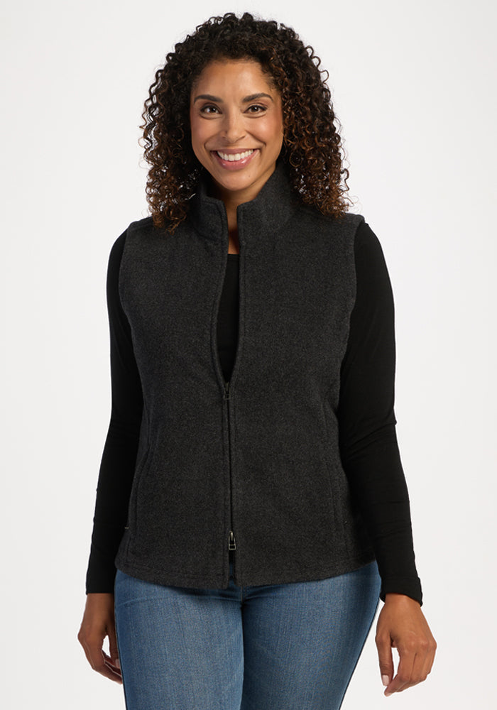 Haley Vest - Carbon Black