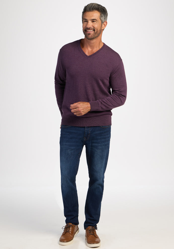 Vincenzo Sweater - Purple Iris