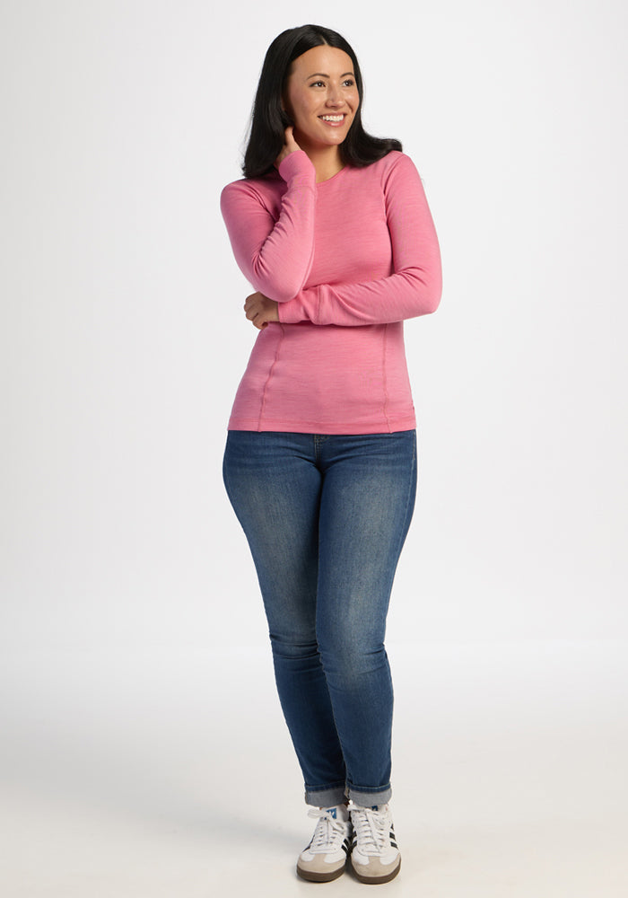 Hannah Long Sleeve Top - Pinky Promise