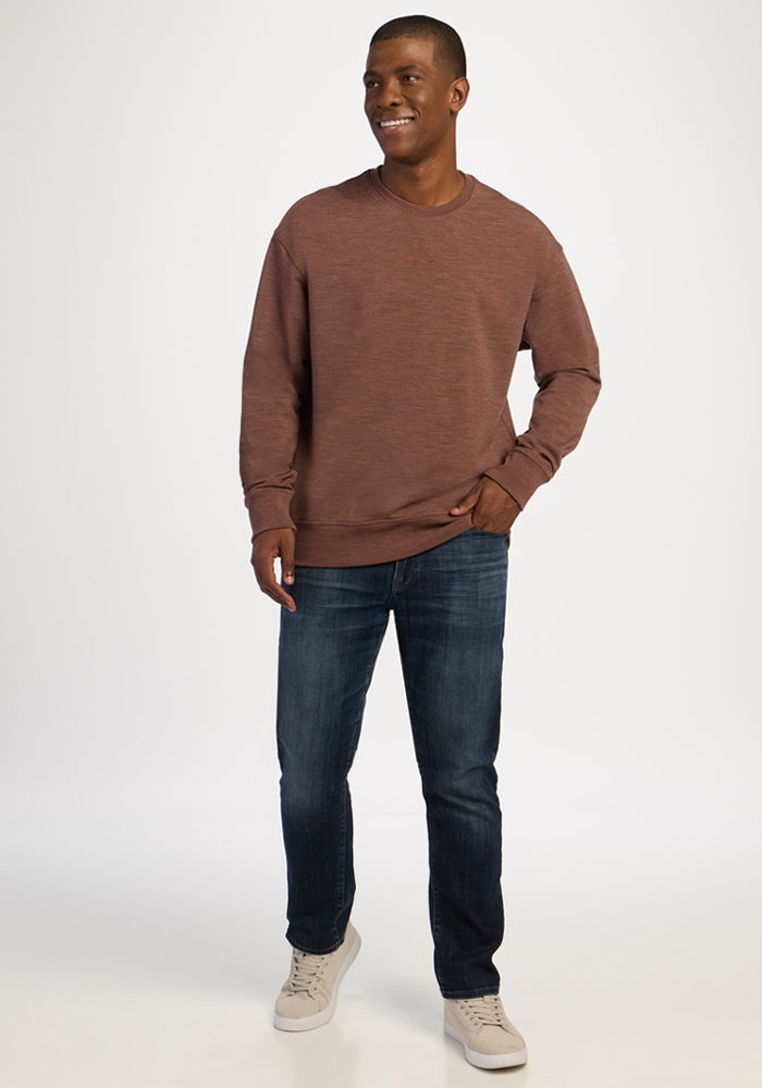 Miles Crewneck - Sable Heather