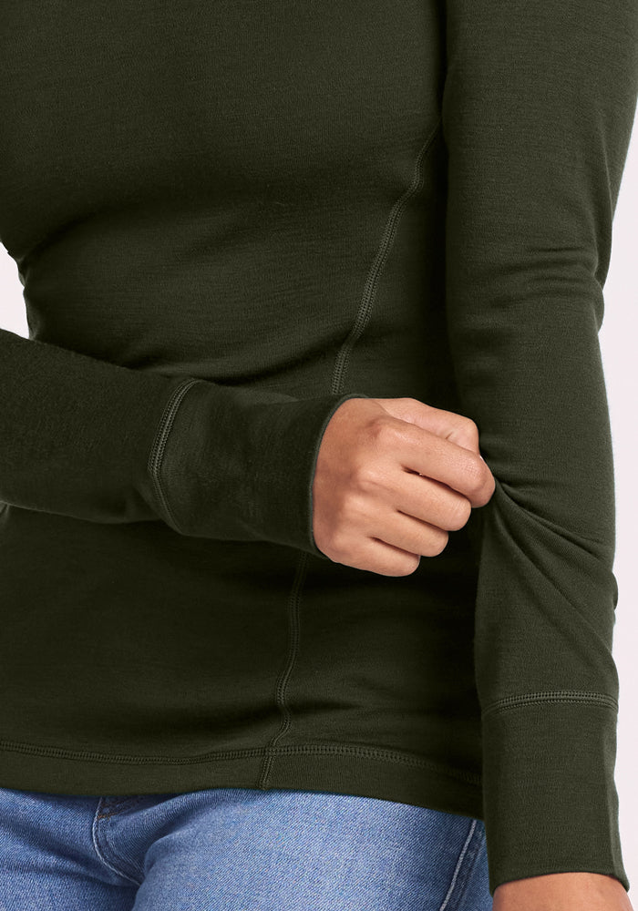 Hannah Long Sleeve Top - Duffel Bag