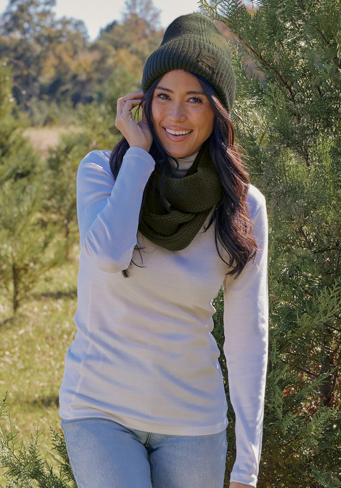 Noelle Infinity Scarf - Duffel Bag