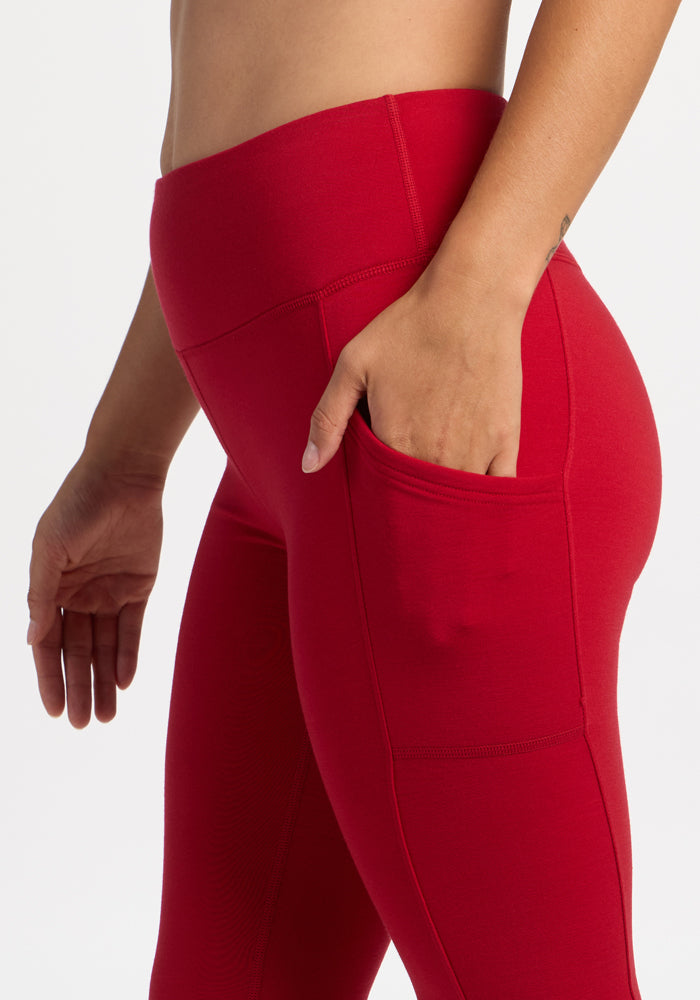 Piper Pocket Leggings - Maraschino Cherry