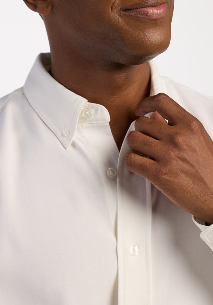 Nash Button Up - Eggshell