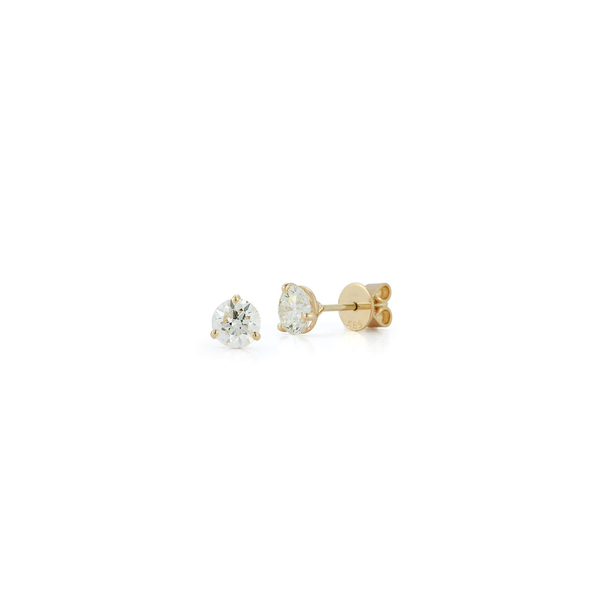 DRD Diamond Solitaire Studs 0.50 Ct. Total Weight