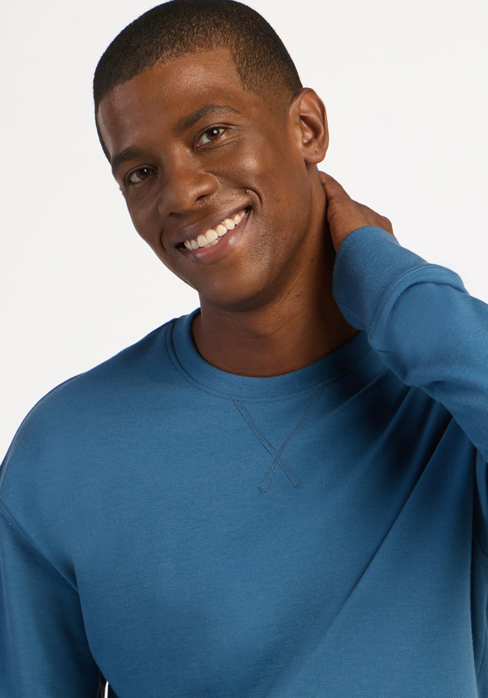 Miles Crewneck - Blue Ashes