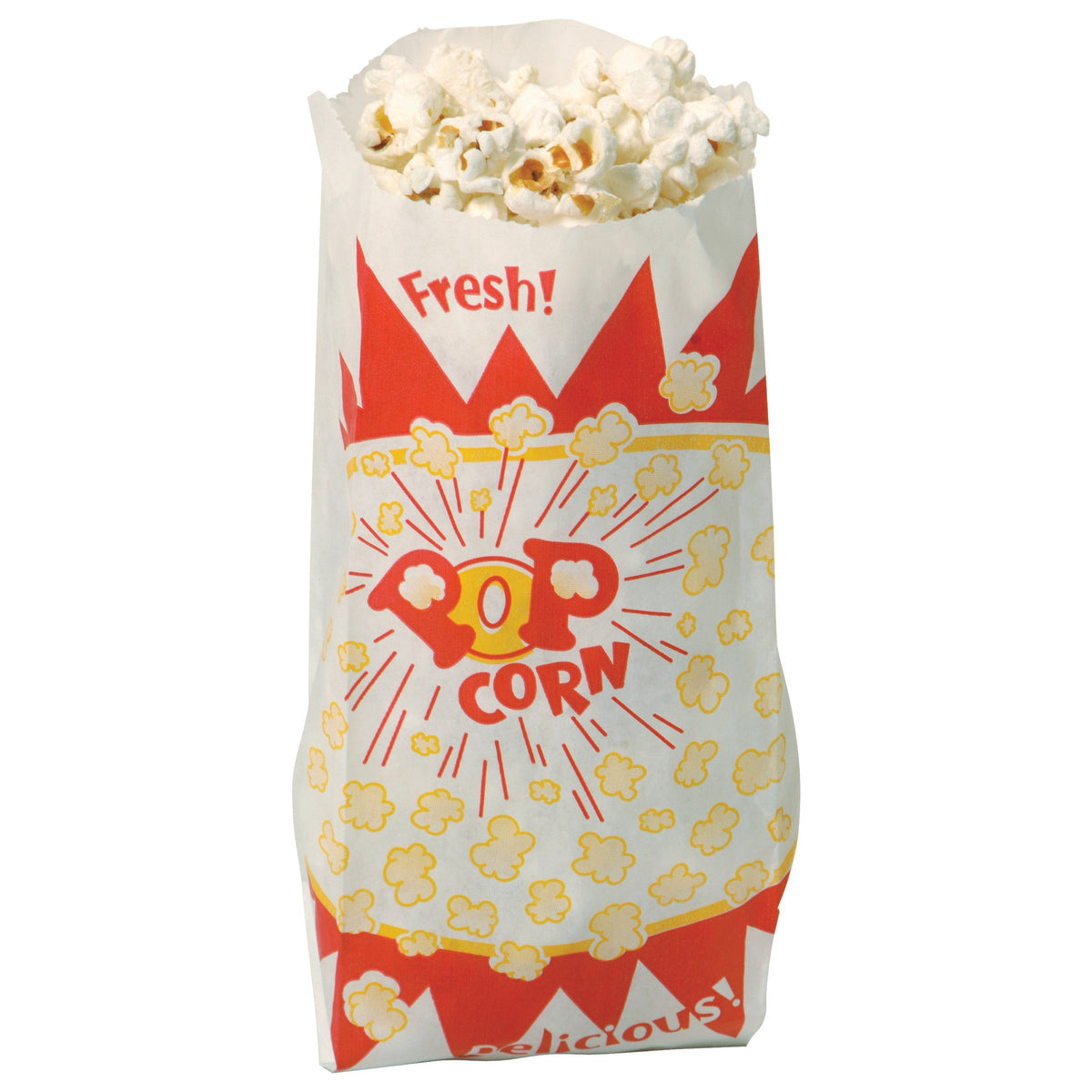 41002CS - BenchmarkUSA Popcorn Paper Bags - 1.5 oz - 1,000 pieces/case