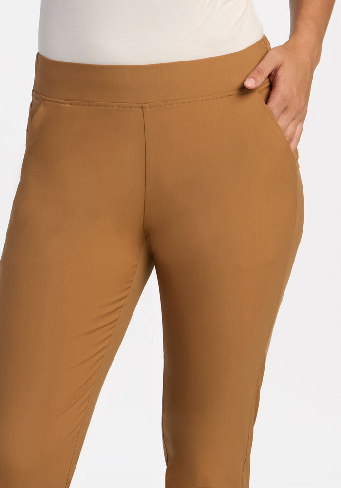 Nicole Tall Ankle Pant - Saddleback