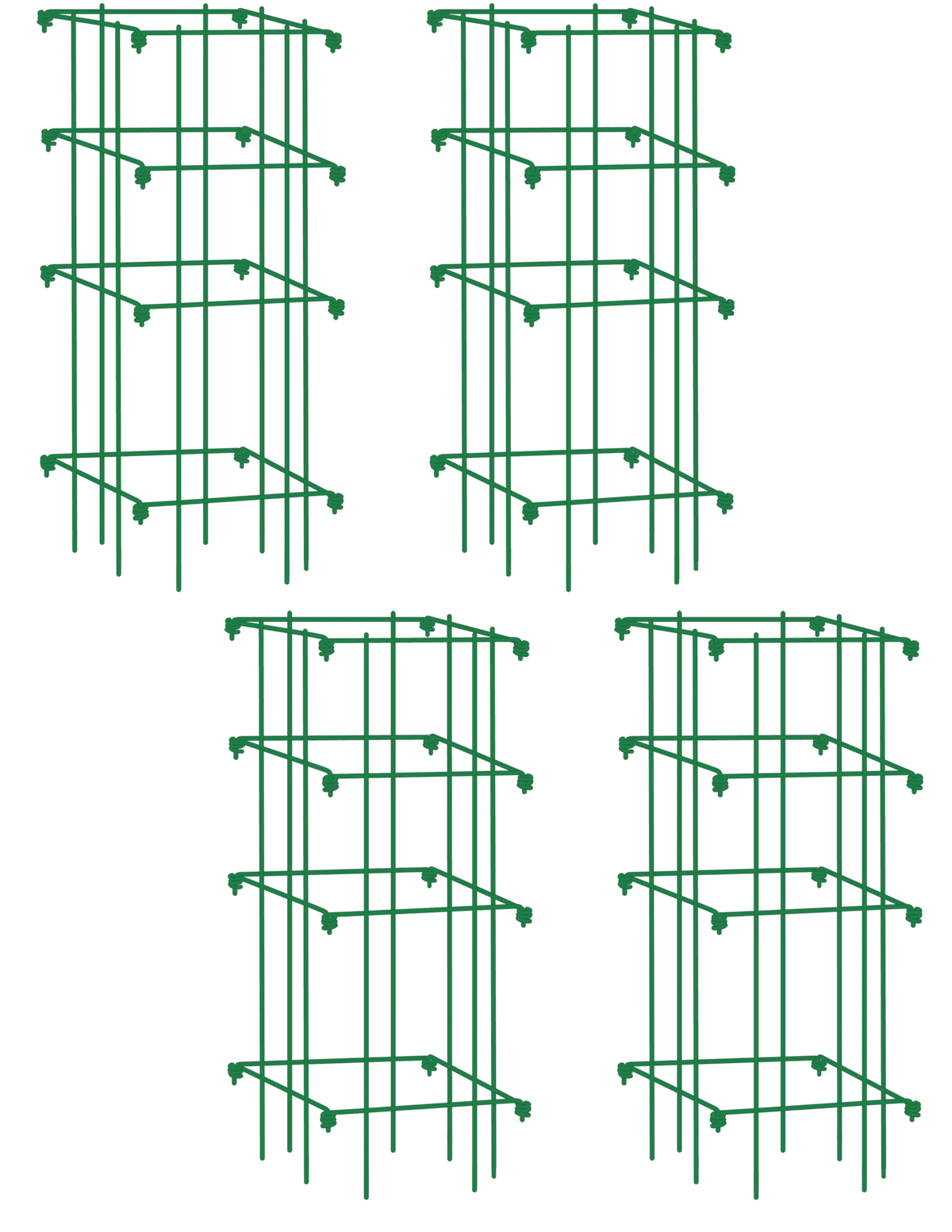 Tomato Cages, Set of 4