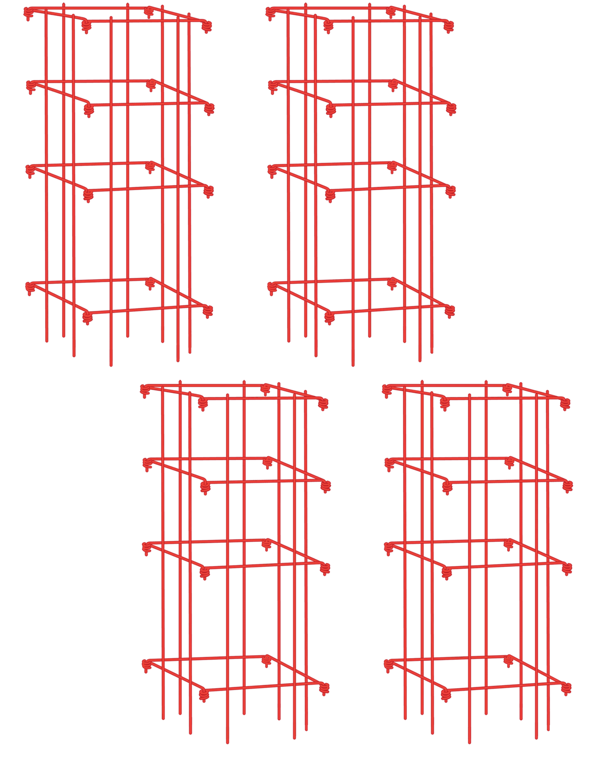 Tomato Cages, Set of 4