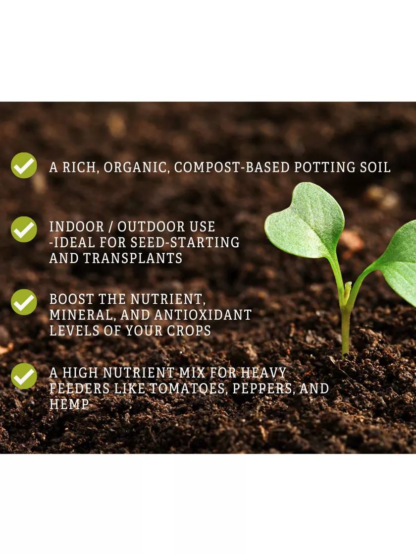 Fort Vee Compost-Based Organic Potting Soil Mix