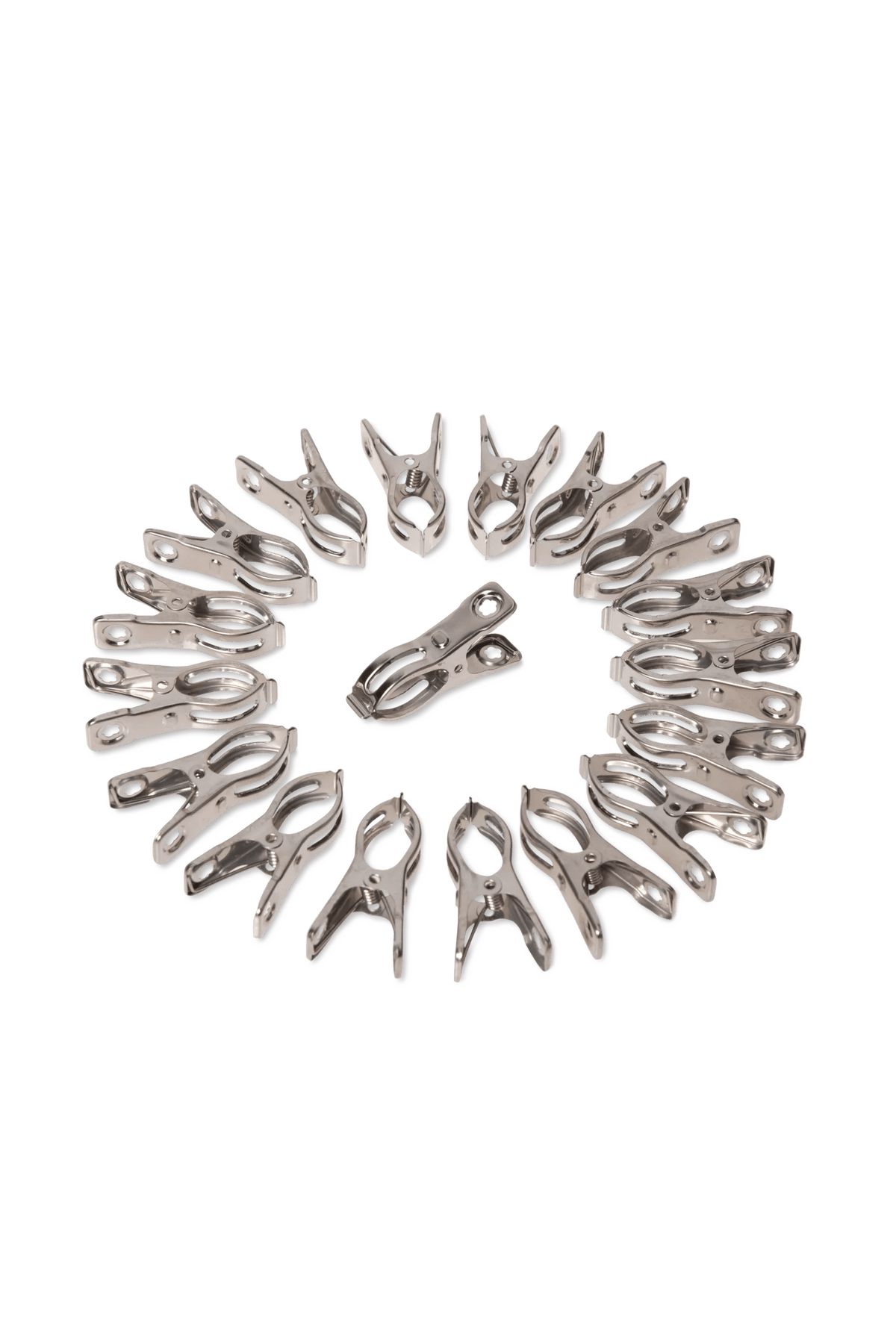 Metal Medium Garden Clips 2.25", Set of 18