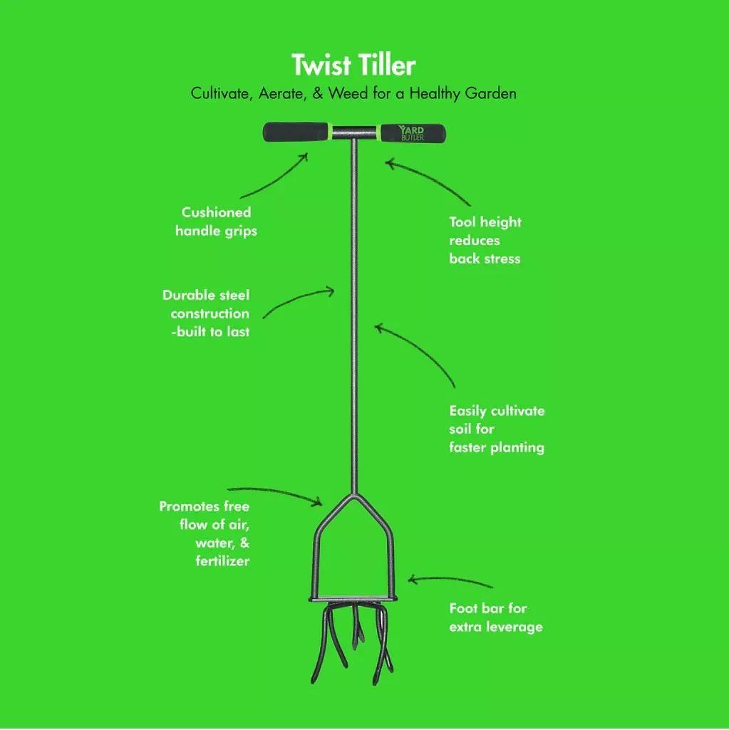 Yard Butler® Twist Tiller
