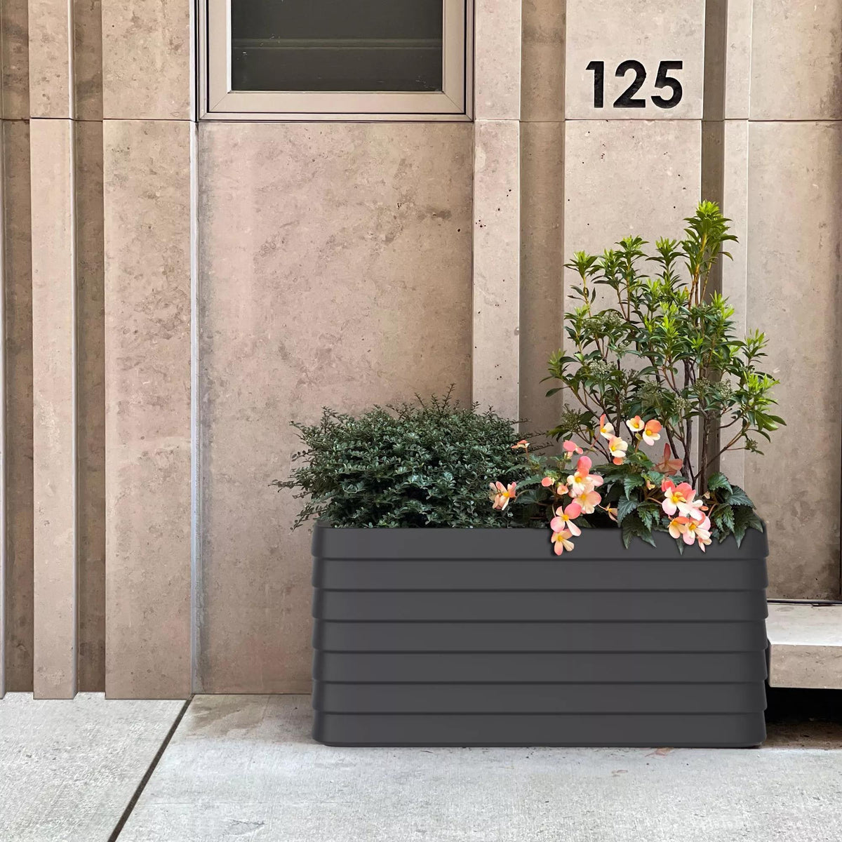 TruDrop Slat Planter Box