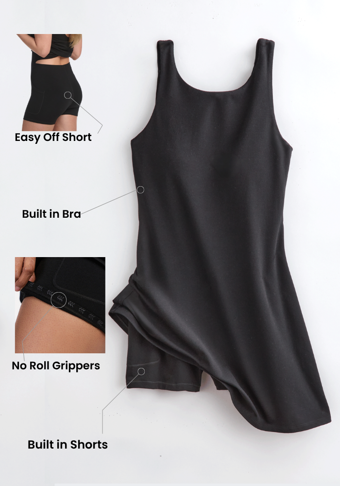 Adrienne Active Dress - Black