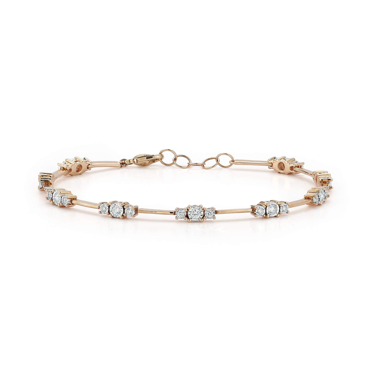 Ava Bea Spaced Tennis Bracelet