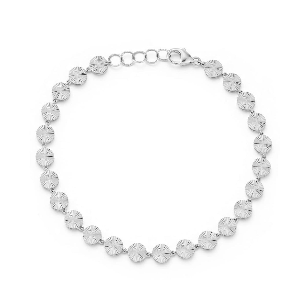 Teddi Paige Fluted Station Bracelet
