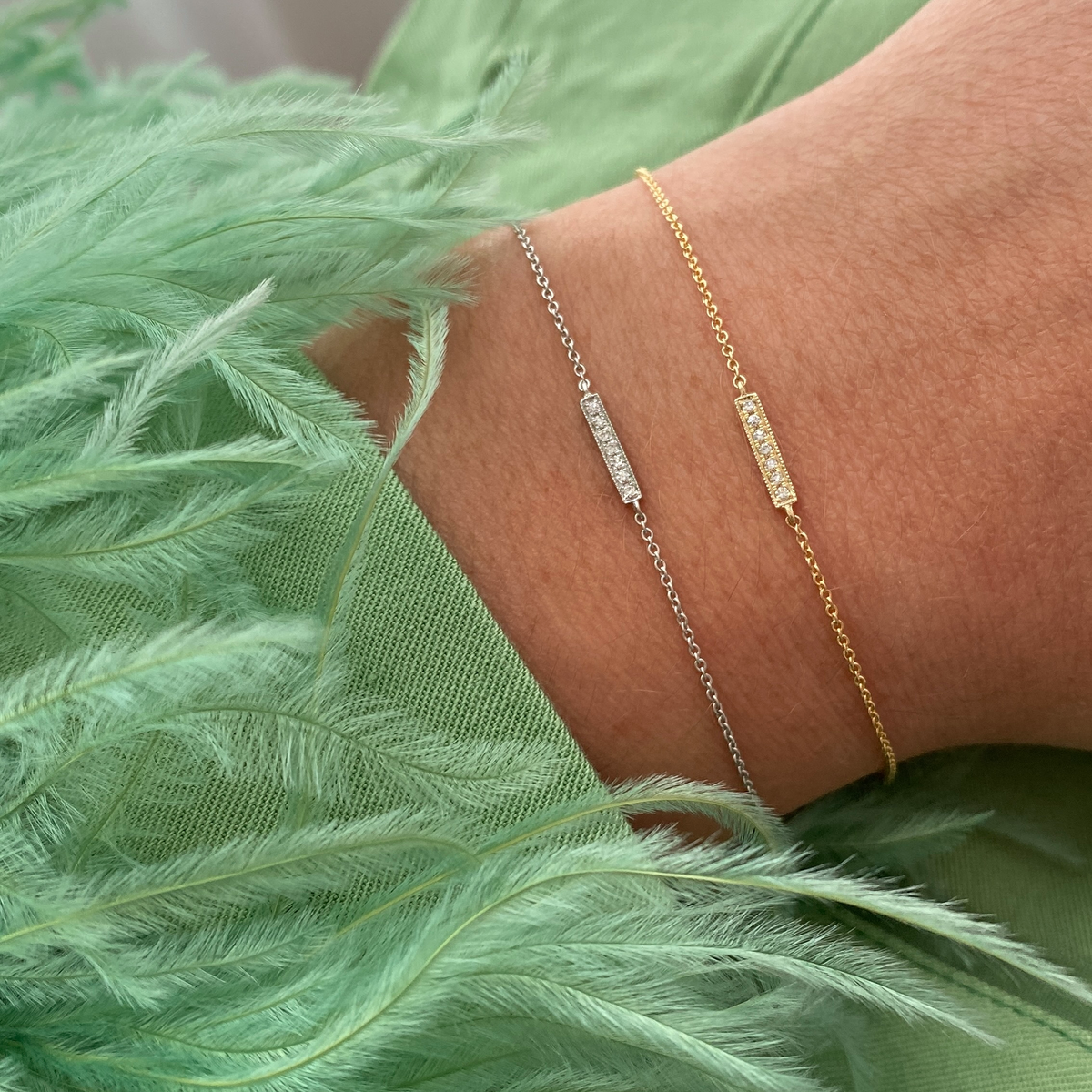 Sylvie Rose Single Bar Bracelet