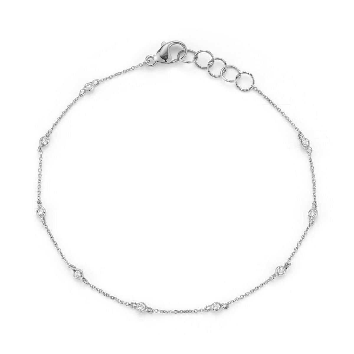 Lulu Jack Single Bezel Bracelet