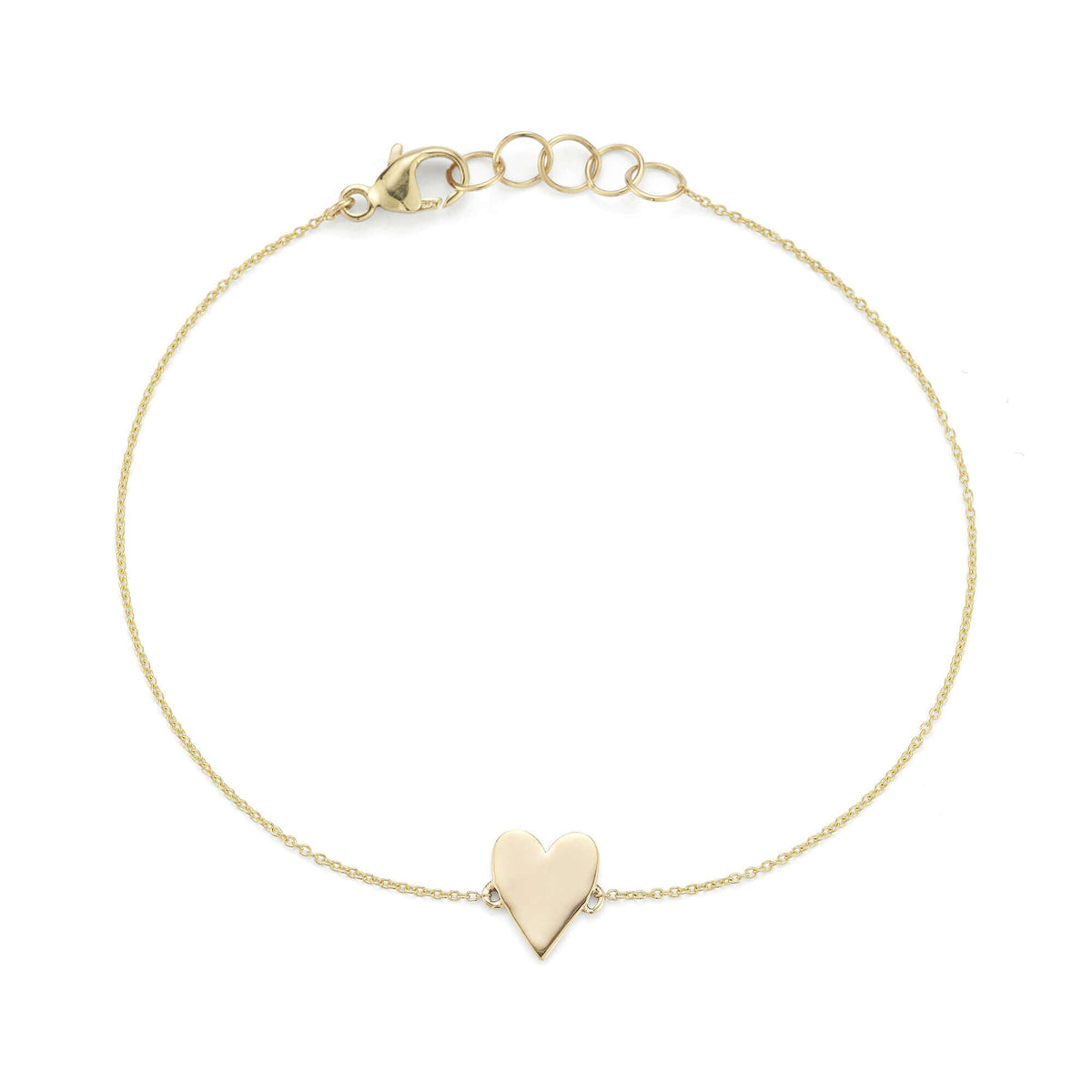 DRD Heart Bracelet - White Gold