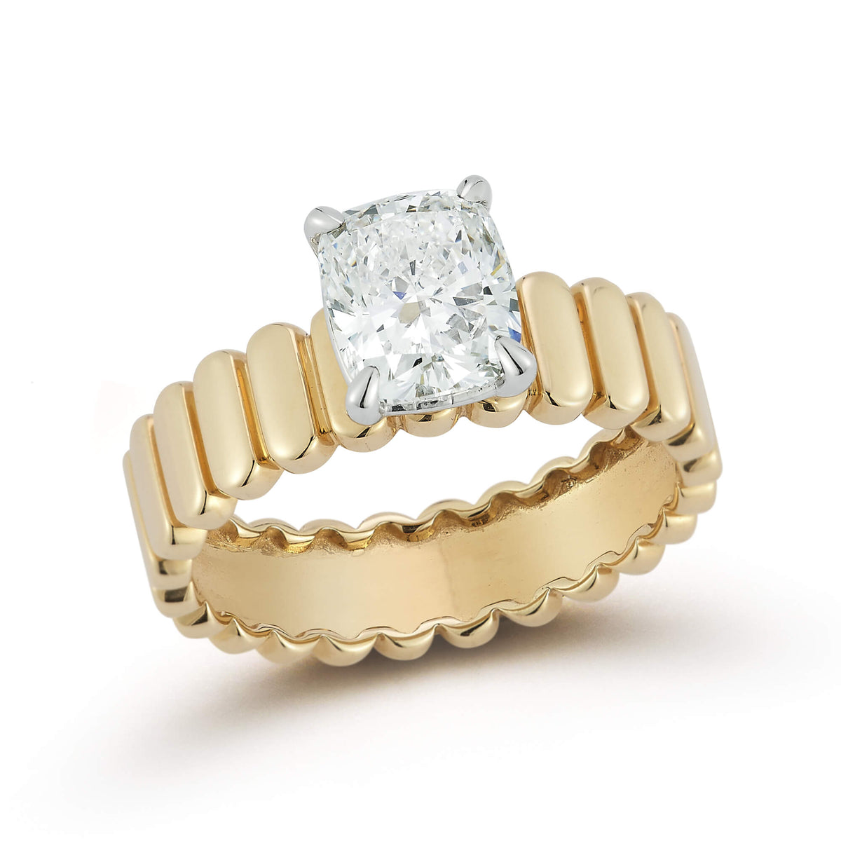 Melody Eden 2.01 Ct. Cushion Engagement Ring