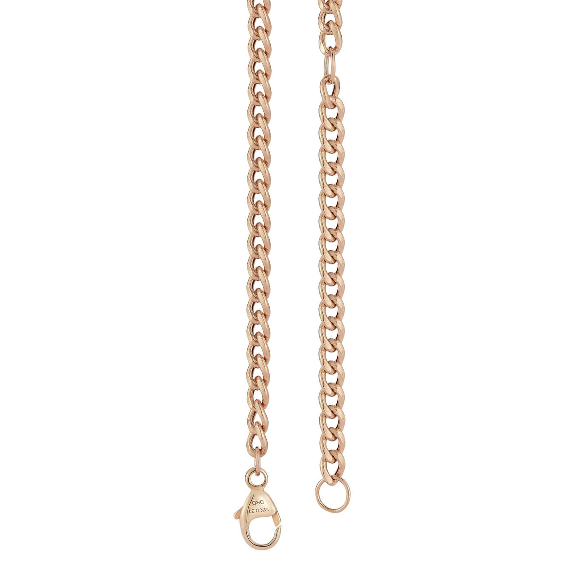 Lauren Joy Cuban Chain Disc Necklace