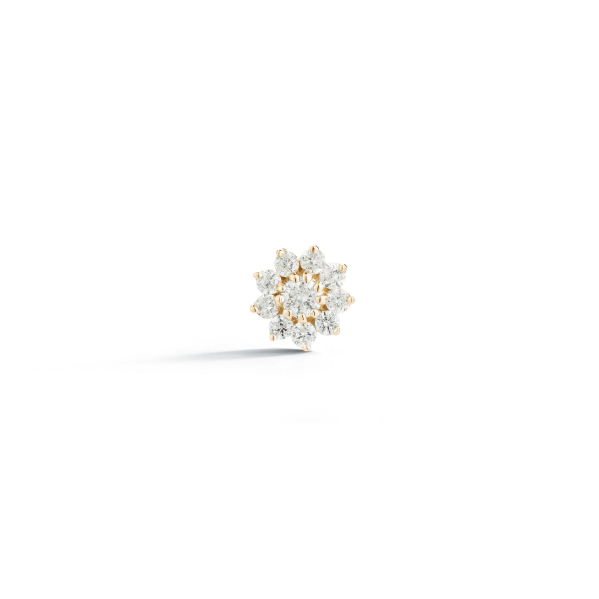 Jennifer Yamina Single Pointed Flower Stud