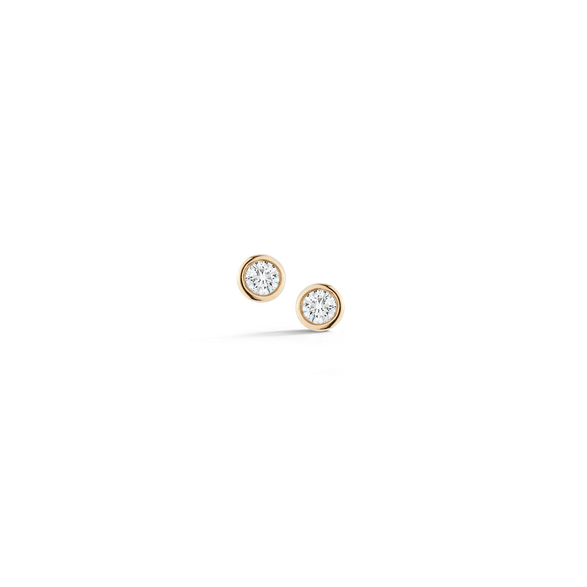 Lulu Jack Bezel Diamond Studs