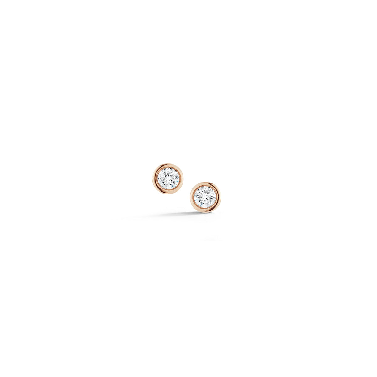 Lulu Jack Bezel Diamond Studs