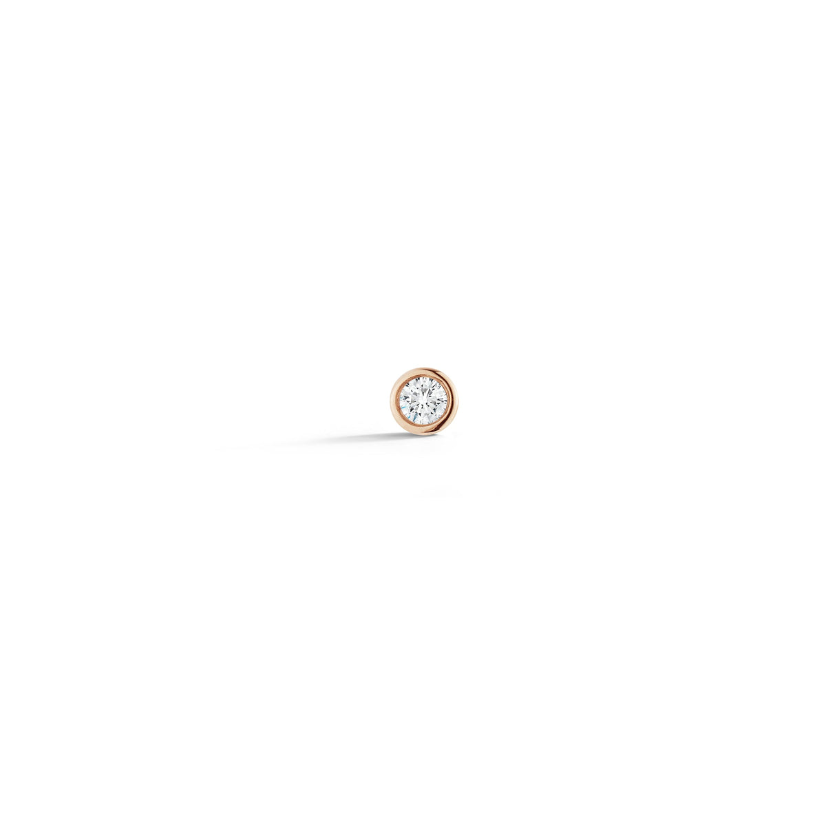 Lulu Jack Single Bezel Diamond Stud