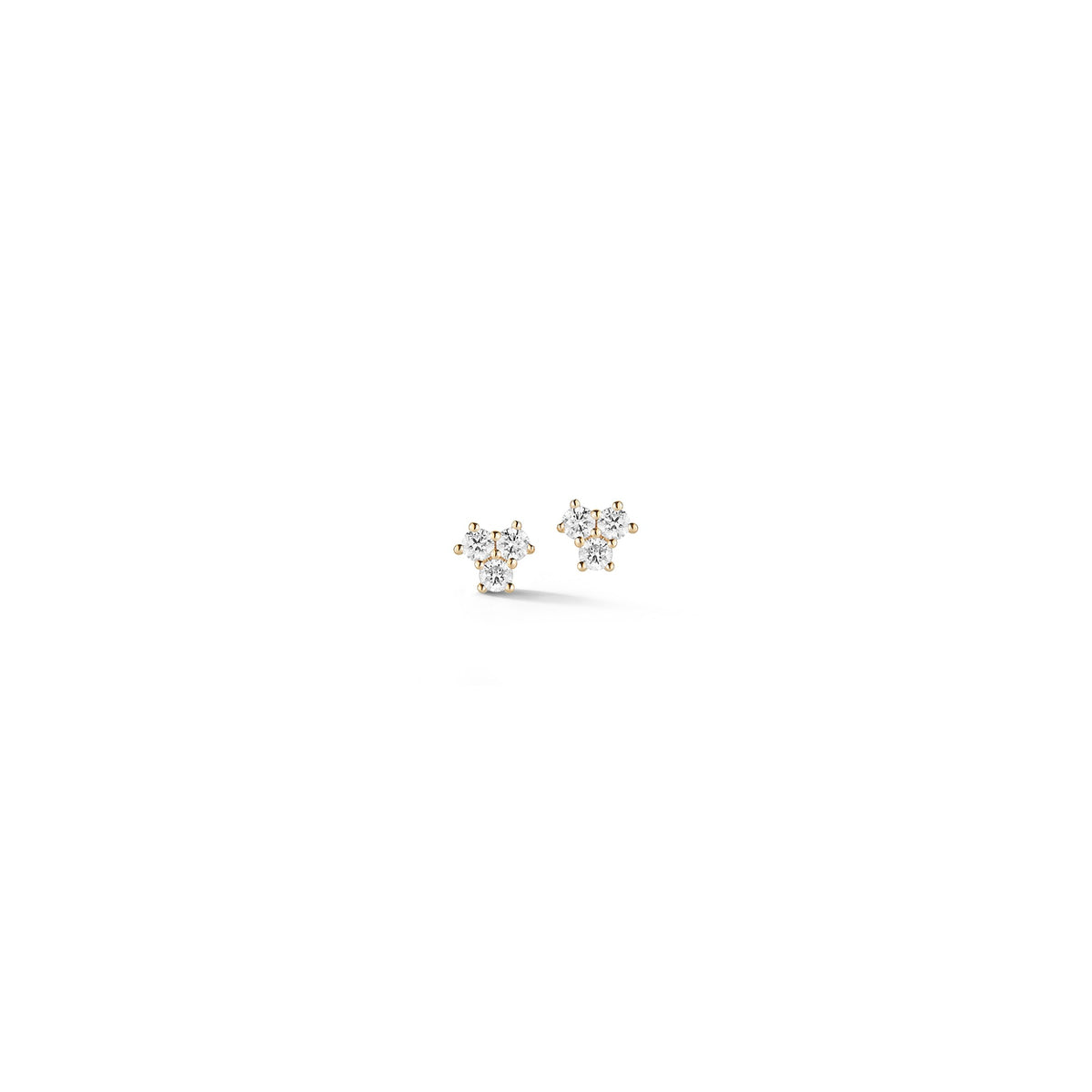 Mini Diamond Trio Studs