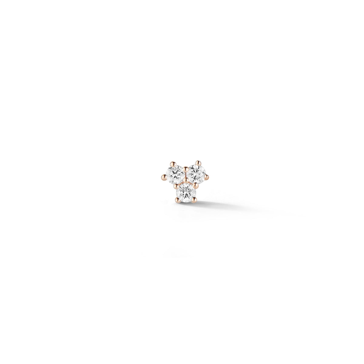 Mini Diamond Single Trio Stud