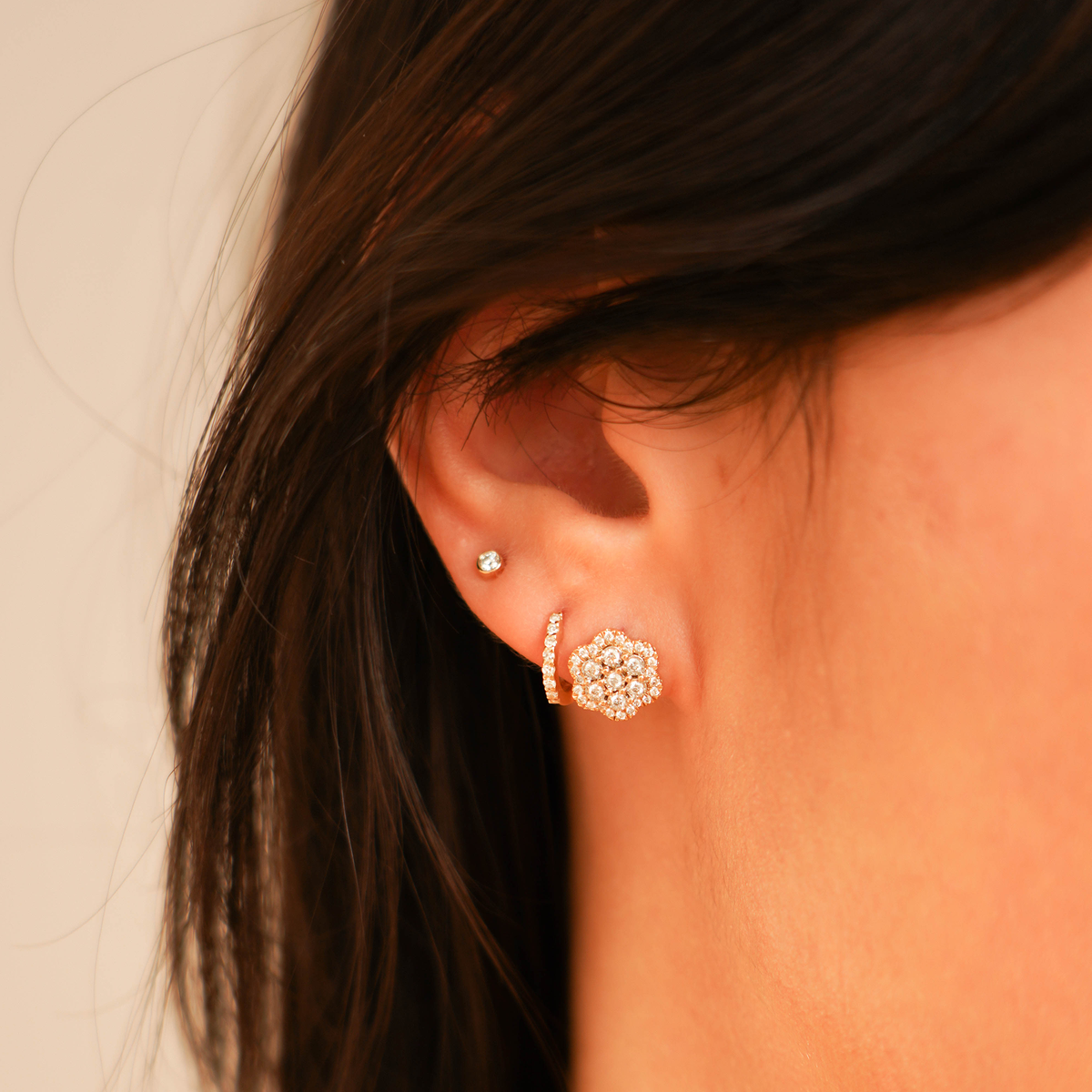 Ava Bea Flower Studs