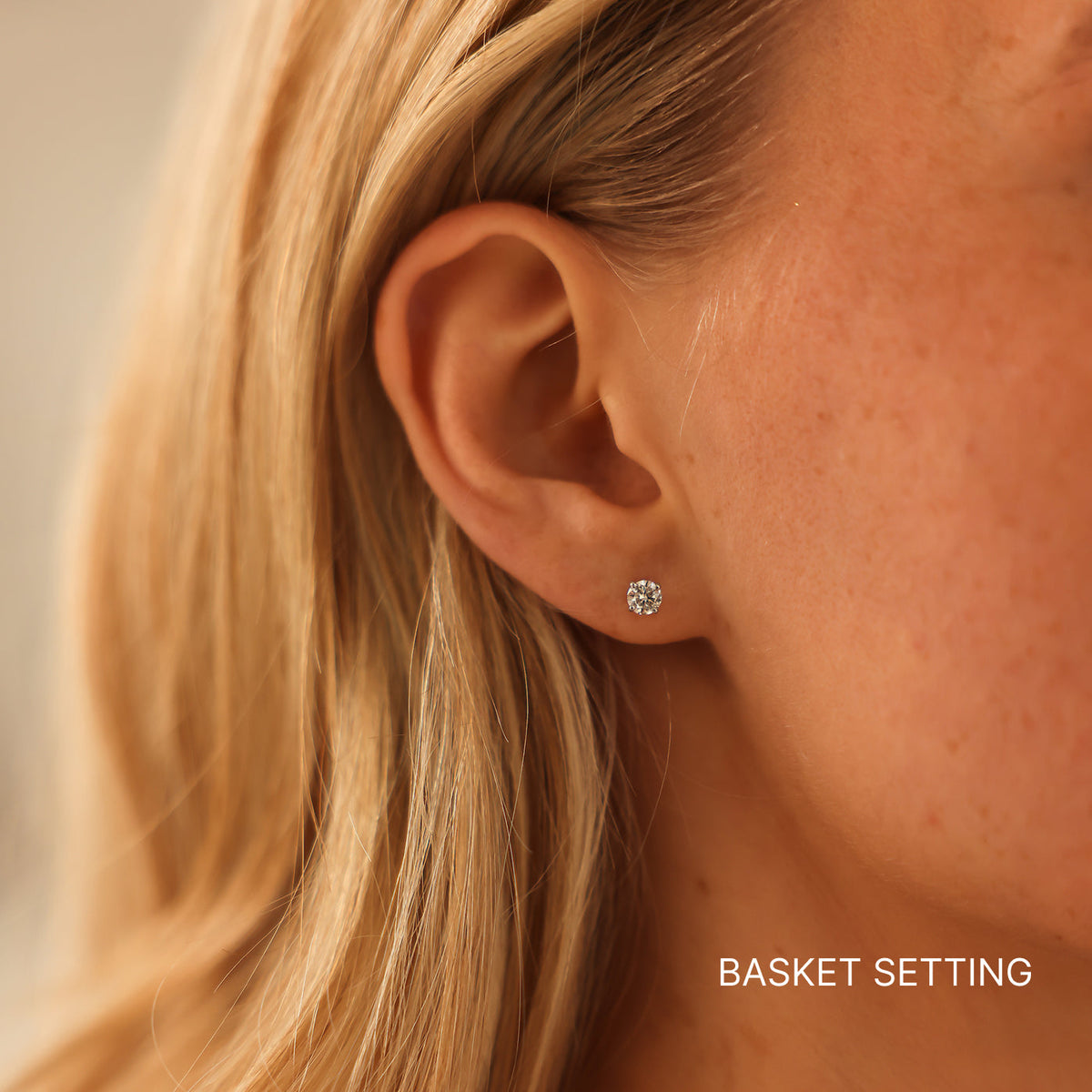DRD Diamond Solitaire Studs 0.50 Ct. Total Weight