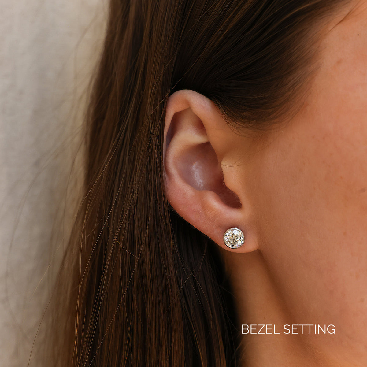 DRD Diamond Solitaire Studs 2.00 Ct. Total Weight