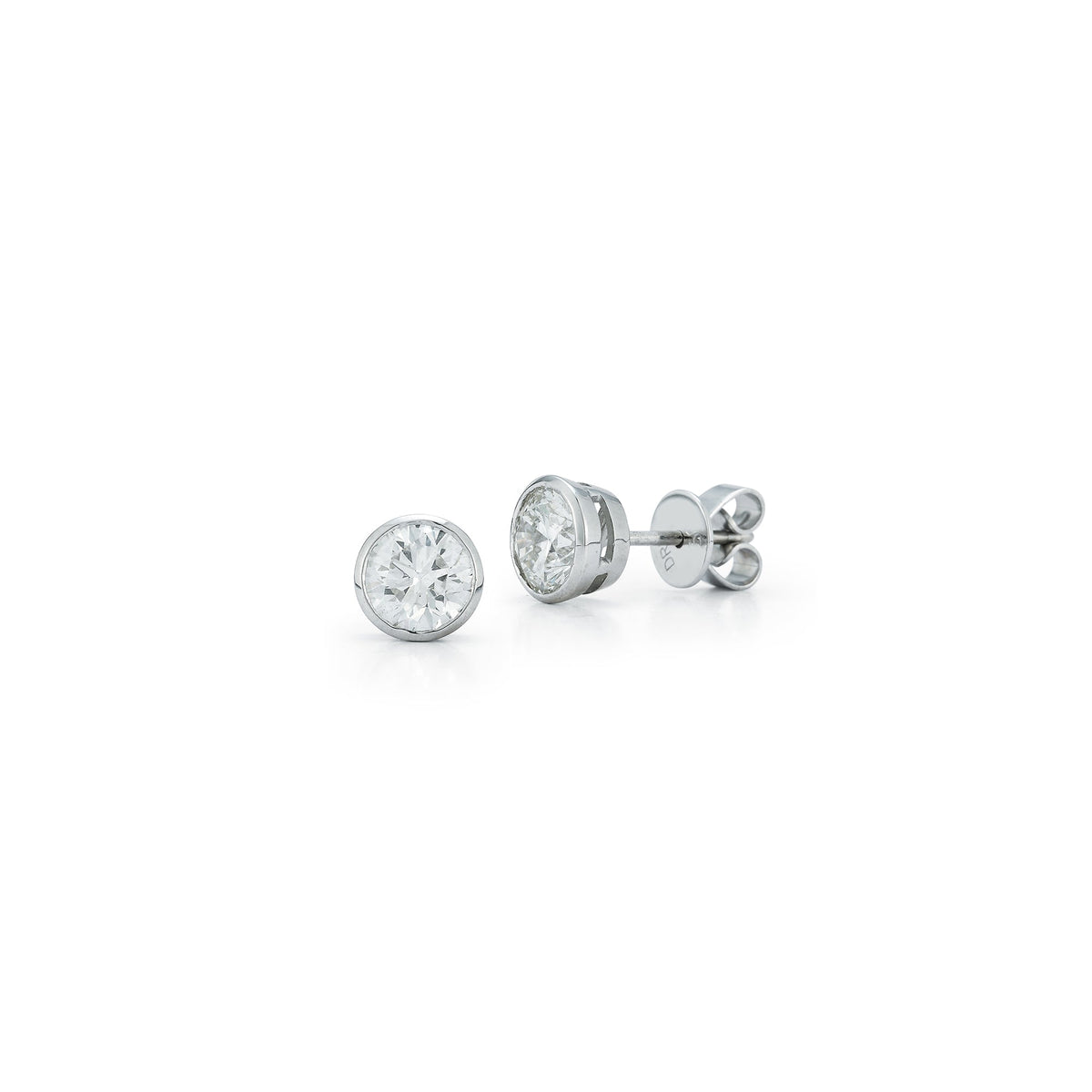DRD Diamond Solitaire Studs 1.40 Ct. Total Weight