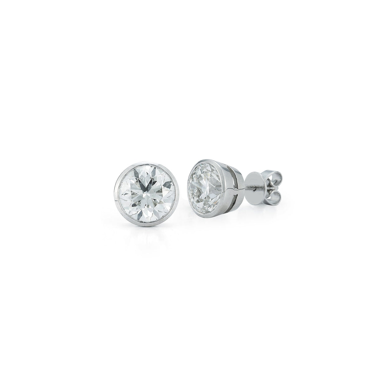 DRD Diamond Solitaire Studs 3.00 Ct. Total Weight