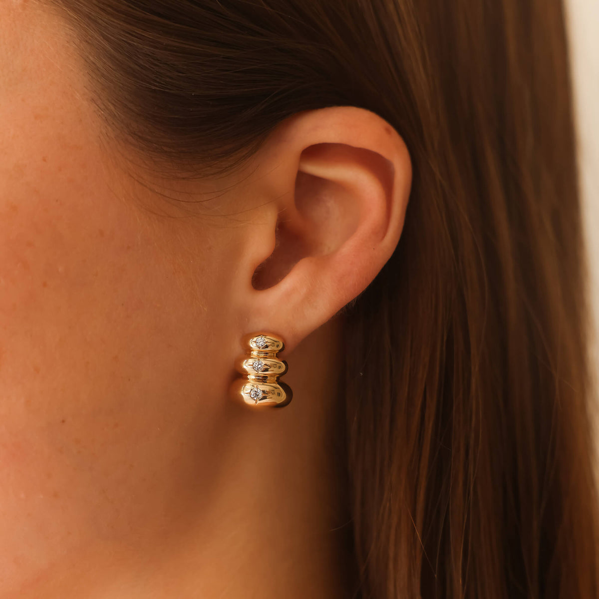 Cynthia Rose Stacked Studs