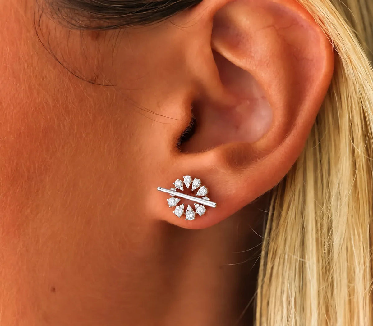 Sophia Ryan Teardrop Toggle Studs