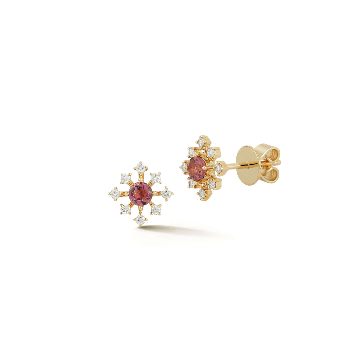 DRD October Birthstone Floral Burst Studs