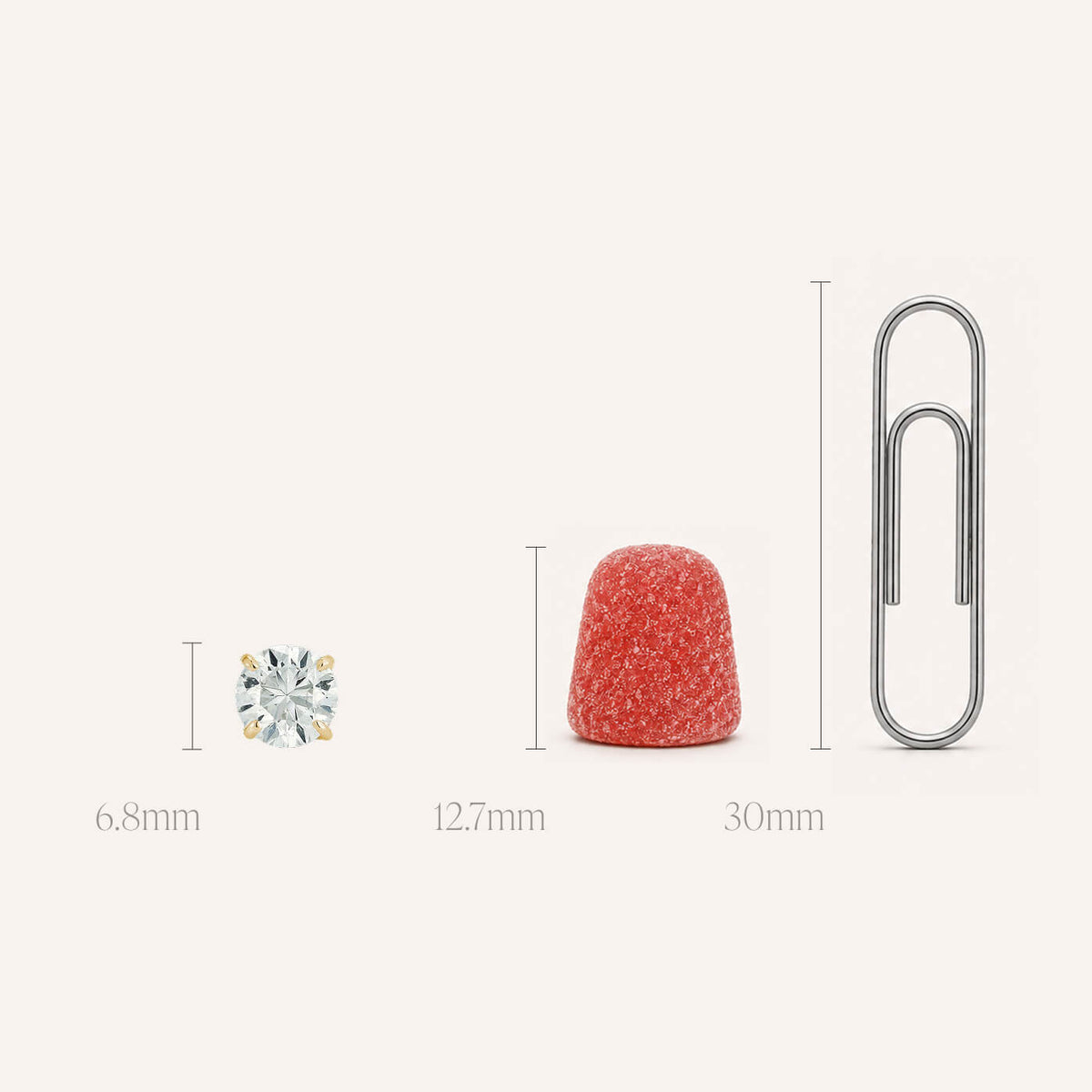 DRD Diamond Solitaire Studs 2.40 Ct. Total Weight
