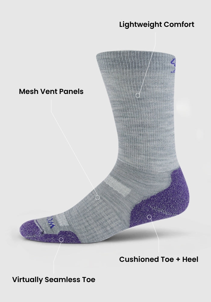 Womens Harbor Crew Sock - Icicle