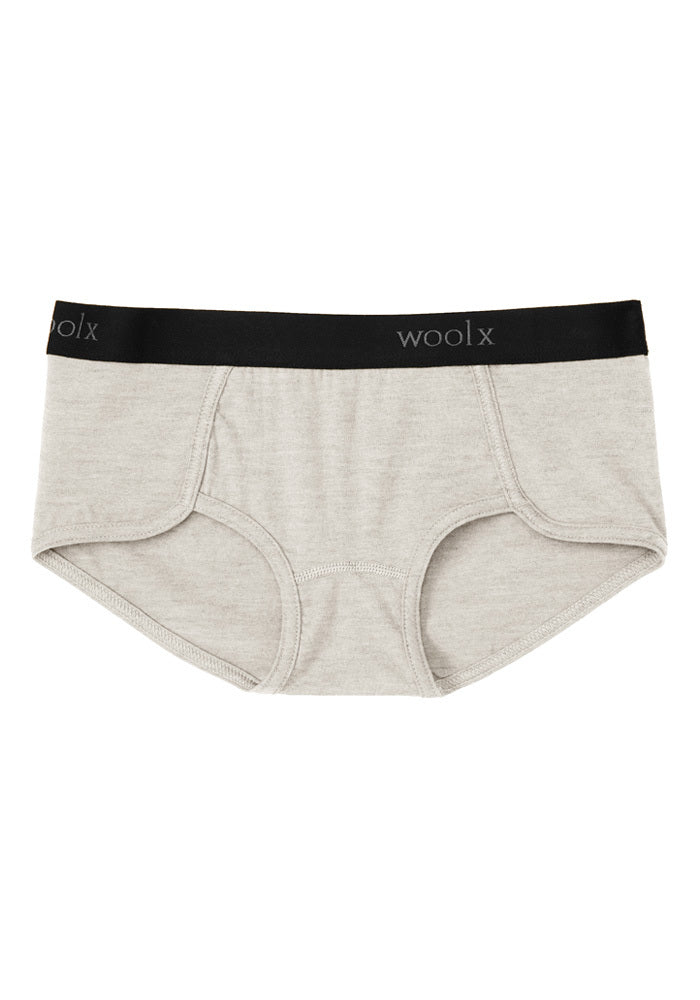Lila Boy Shorts - Cream Heather